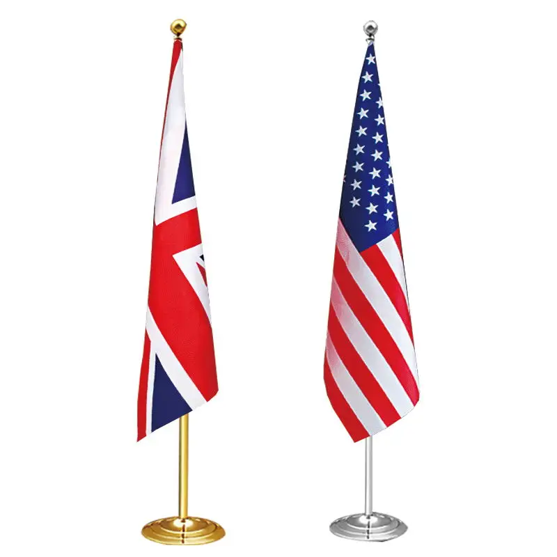 Pakistan Table Flag Desk Flag With Plastic Separable Pole And Base