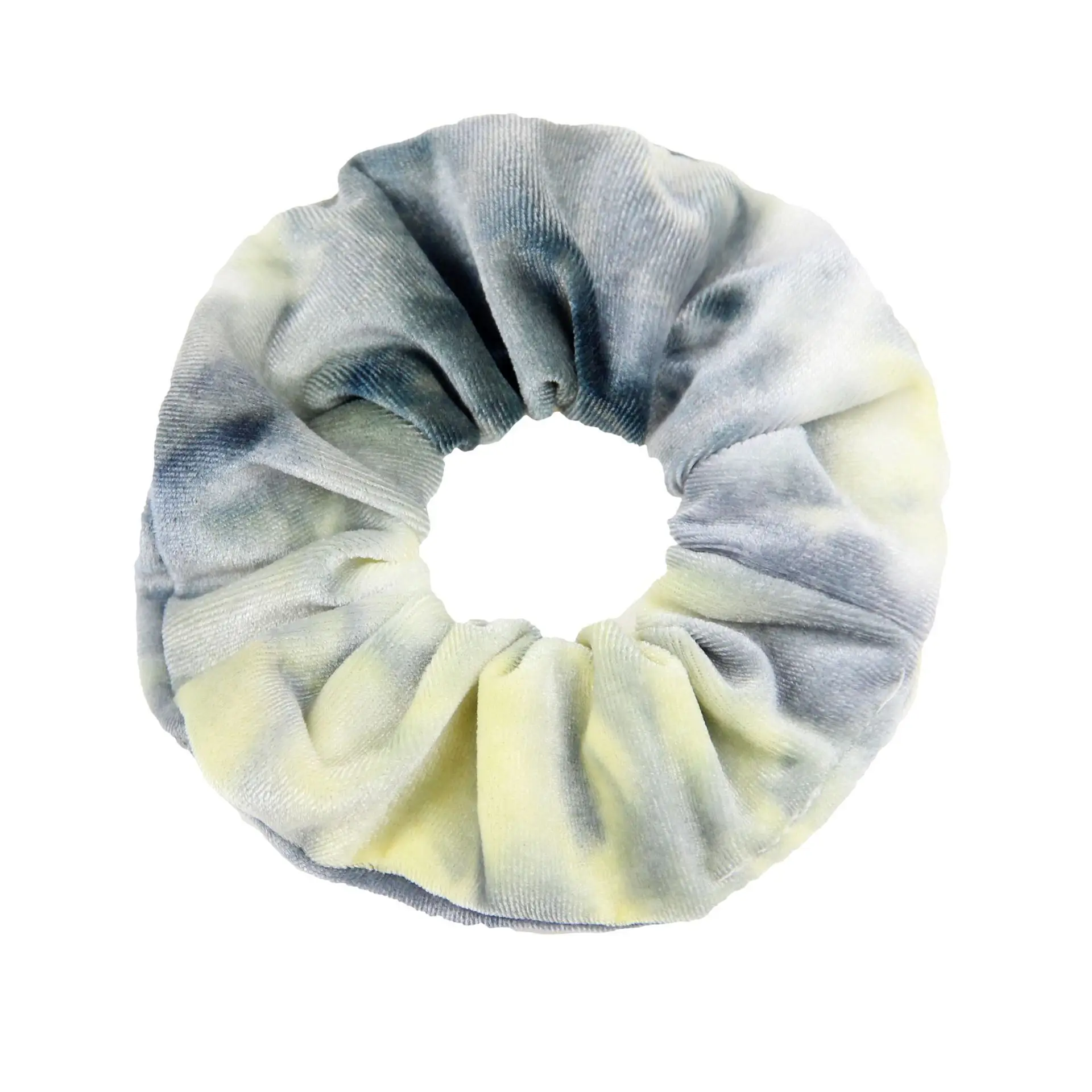 2023 Novelty Tie Dye Soft Velvet Scrunchies Elastic Hair Bands Galaxy Headband Ponytail Hair Ties Girls Hair Accessories