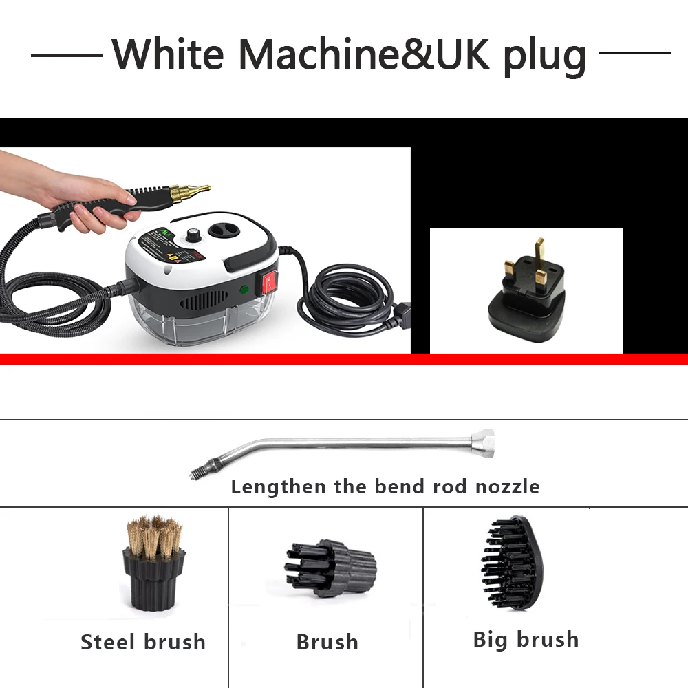 2500W 110V220V High Pressure High Temperature Household Air Conditioning Kitchen Hood Car Steam Cleaners