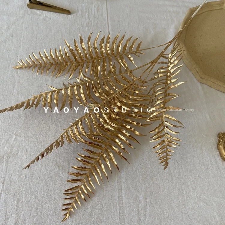 Wedding Auditorium Background Decoration Golden Flower Hotel Row Road Lead  Eucalyptus Artificial Flowers Wedding