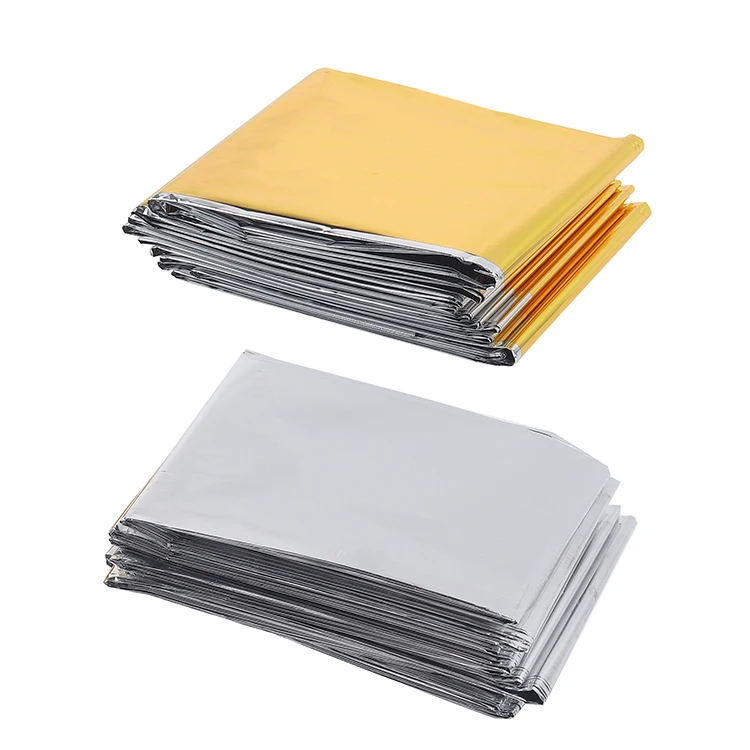 Outdoor Camping Emergency Mylar Blanket Survival Tactical Gear Rescue Space Foil Emergency Blanket