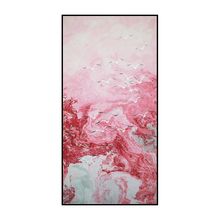 embroidery Modern light luxury style painting of birds decorative painting traditional chinese painting horse wall art