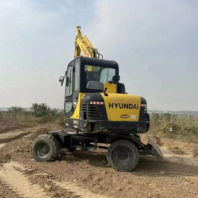 The Latest High-performance Used Hyundai 60W Excavator Made in Korea Sell Well All Over the World