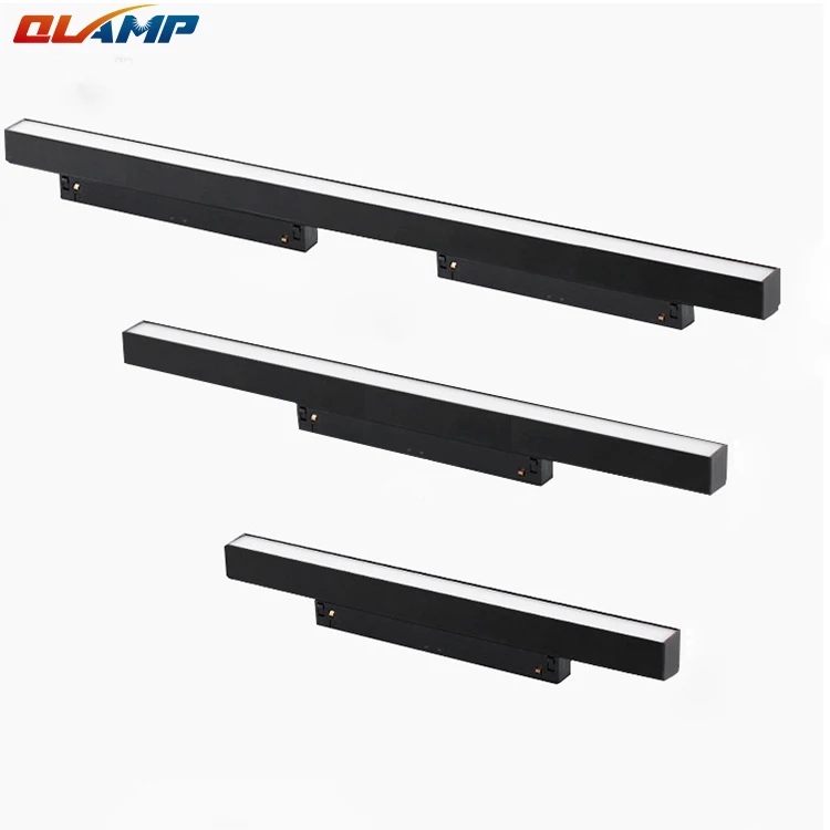 New pattern Borderless Embedded Magnetic COB LED Track light Spotlights  surface mounted 10w DC24V linear led light fixture ce