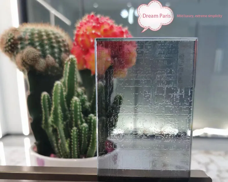 Factory directly patterned glass sheets decorative modular home glass for glass decorative items