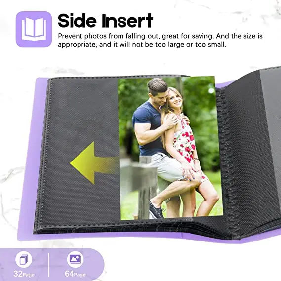 Оптовая продажа фотоальбом 2023 Uptodate индивидуальный стикер кожа 4x6 книга для вырезок с высоким качеством