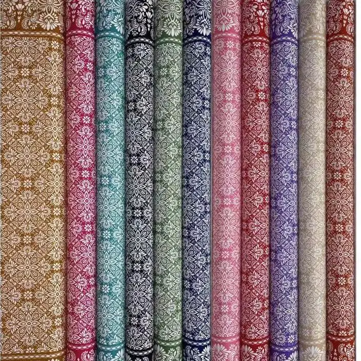 Cheap price 100% viscose fabric fashion rayon printed fabric arabic dress women China stock lot