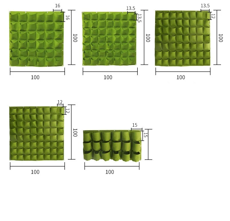 Wholesale Top sales garden pots planters hanging planter grow bag growing pots grow bags vertical farming bags