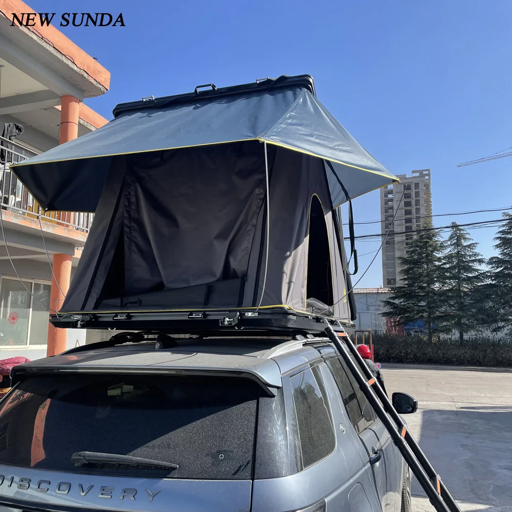 Portable Design Easy to Transport and Install Aluminum Triangular Roof Top Tent