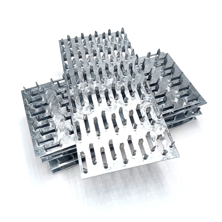 Custom galvanized steel nail plate wood house truss nail plate for wooden connector