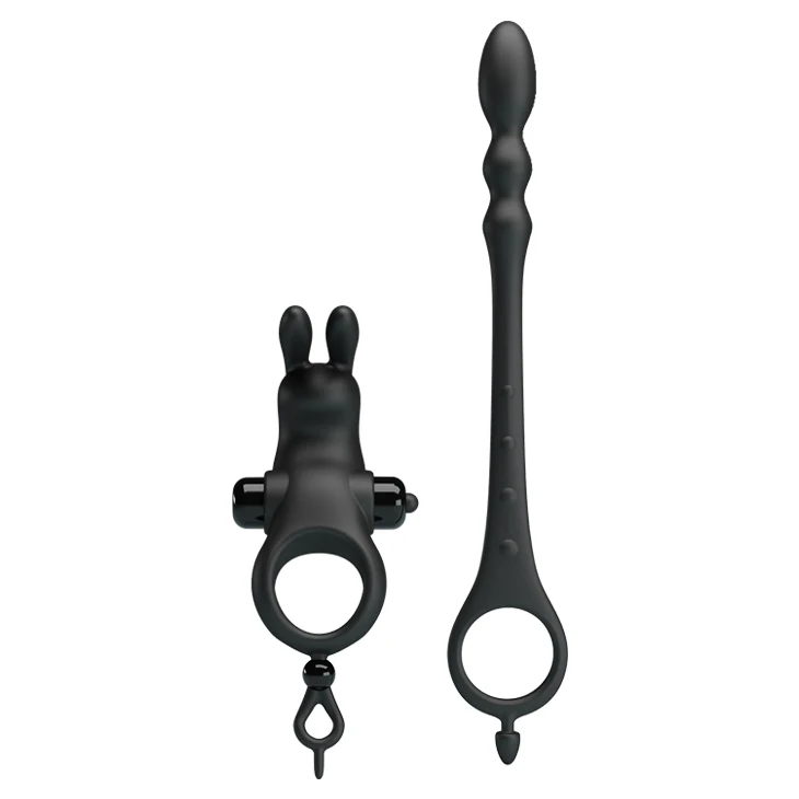 Top quality male silicone penis lock cock ring ball stretcher BDSM erection ejaculation sex toy for man