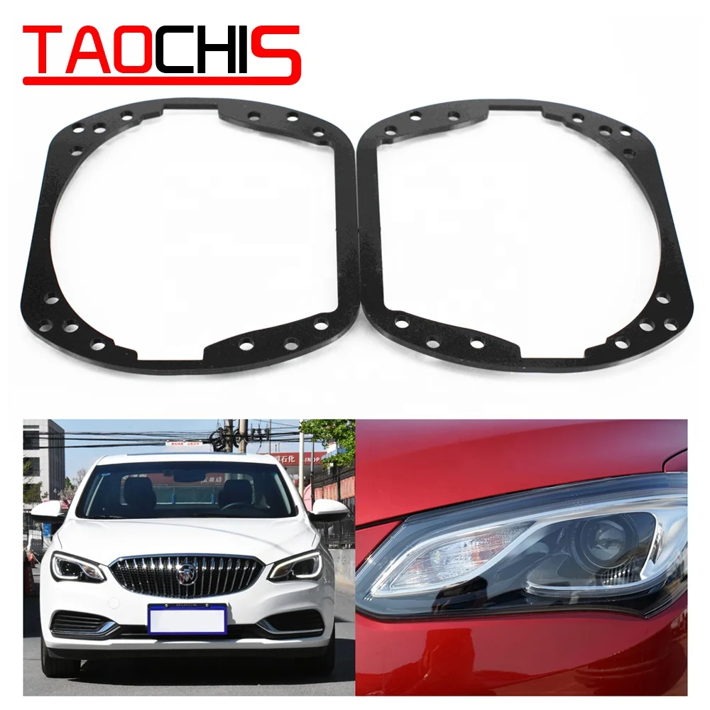 TAOCHIS Car Headlights Adapter frame Retrofit Support Bracket kit DIY module Holder for Buick VERANO Excelle 2015 for Hella 3r 5