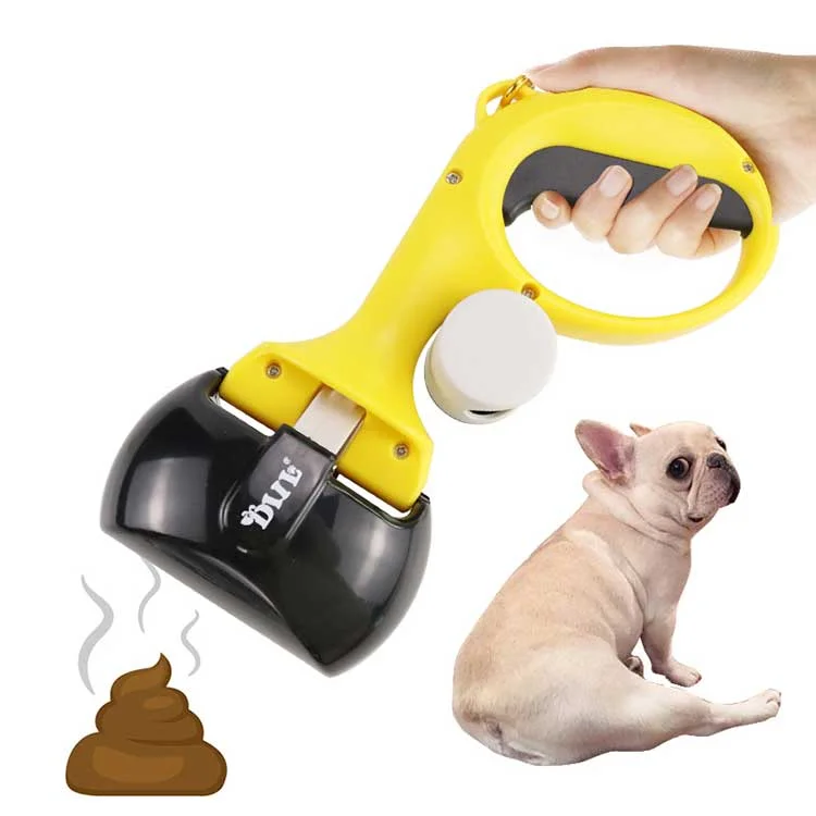 Pooper Scooper For Dogs And Pet Outdoor Cleaning Tool Dog Poop Scooper Poop Picker With Poop Bag Dispenser Wholesale 2023