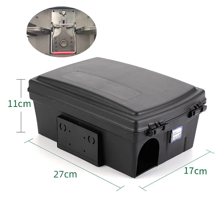 High Quality Small Rodent and Mice Mouse Trap Black Box, Snap Box Station Mouse Traps, Pest Control Rat Traps Mouse Catcher Box