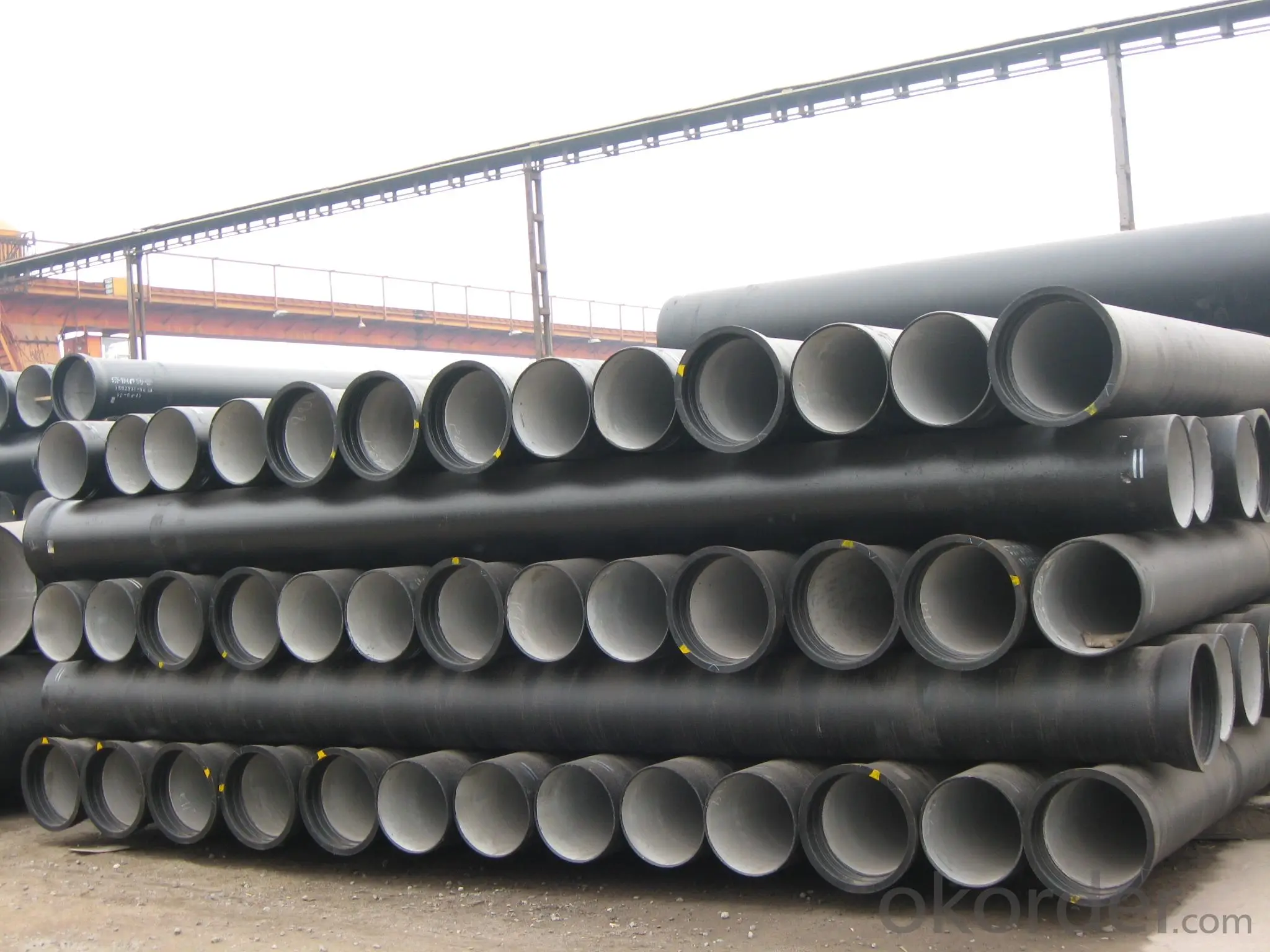 High quality K9 ISO9001 black ductile cast iron pipes