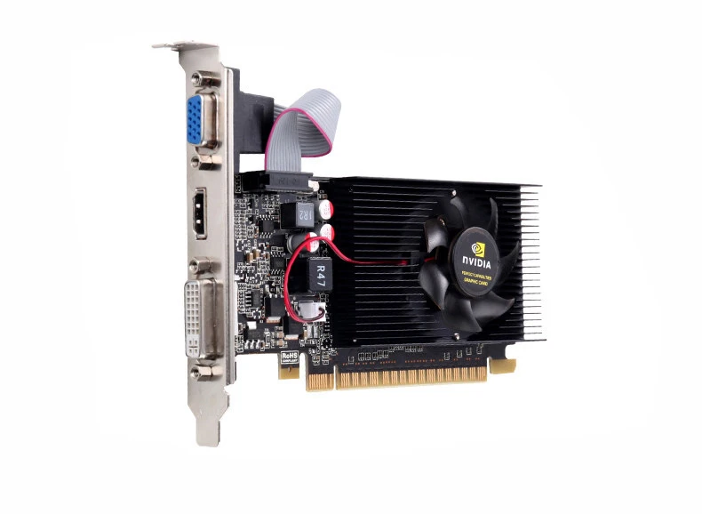 Colorful GT610 1GB D3 Gold Edition II-2GD3 Office Design pc computer graphics card support gt 710 2gb cooling fan vga card