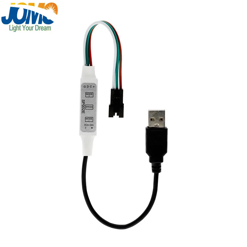 MINI 3 Keys RF Remote Control DC5V~24V Smart RGB RGBW RGBCCT Led Strip Dimmer Addressable Controller for LED Strip Light