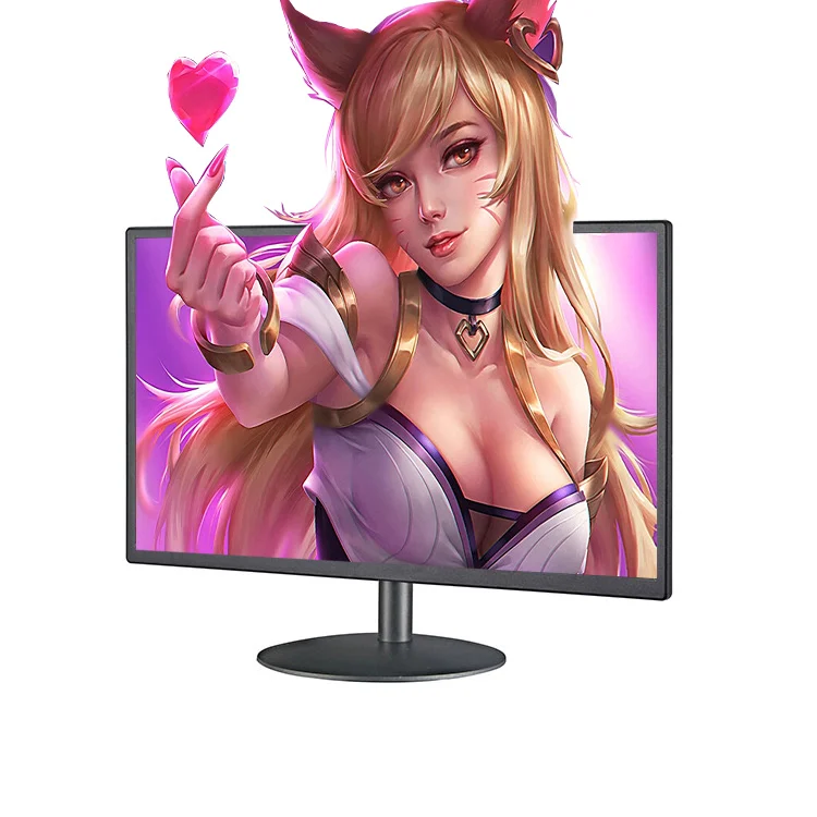 Дешевый ЖК-монитор для ПК, плоский светодиодный монитор для настольного компьютера, 19 дюймов, 20 дюймов, 60 Гц, 75 Гц, вход HD MI VGA для ПК