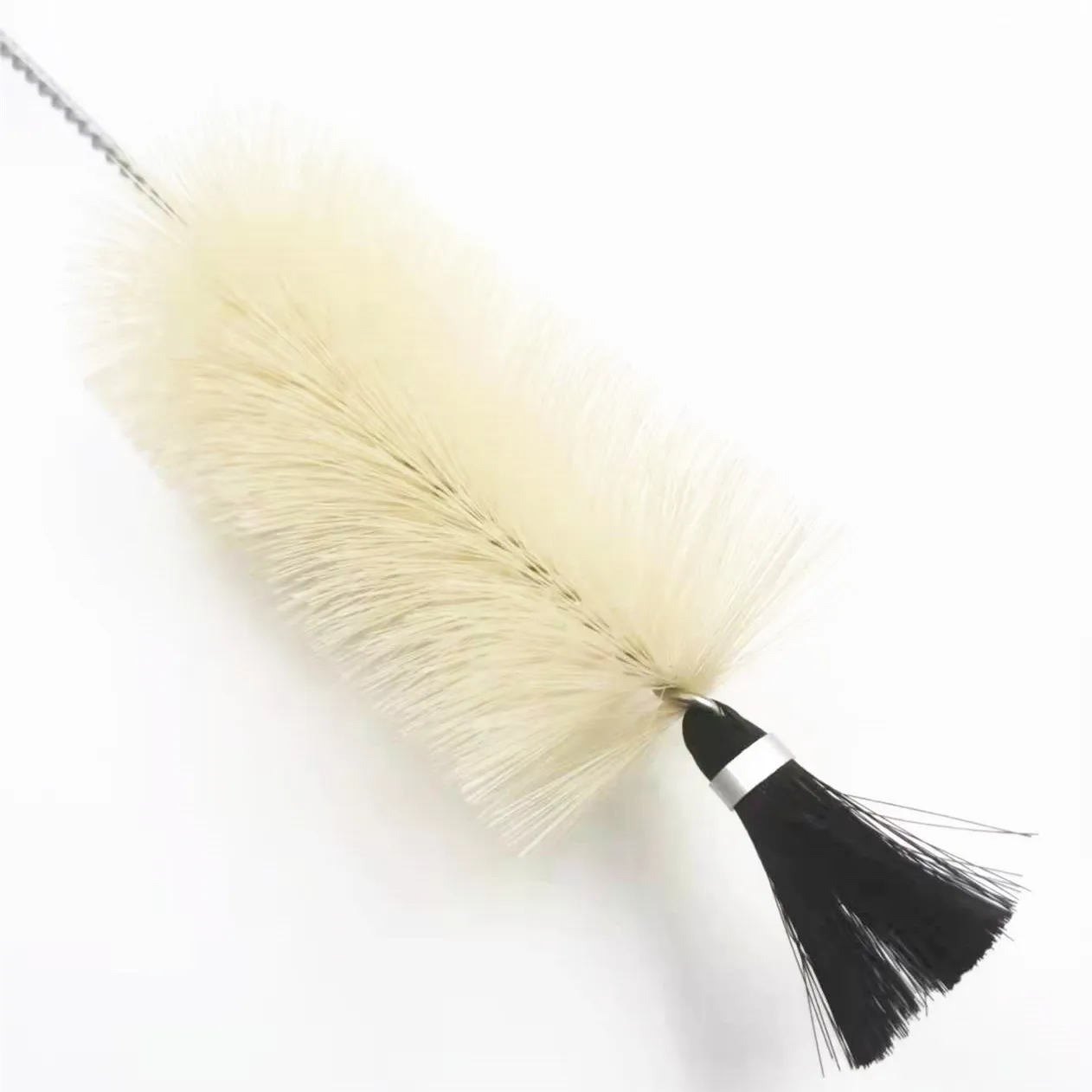 customized natural bamboo wooden bottle brush with tampico brush kitchen brush