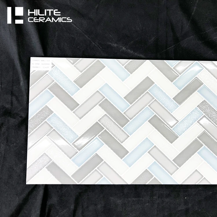 Contemporary Sublimation Ceramic Terracotta Mirror Wall Colored Tiles