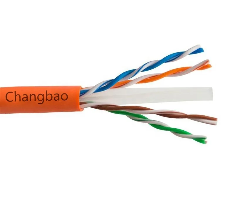Changbao ETL CMR riser rated 1000ft 305m roll communication cables lan ethernet network utp cable cat6 price