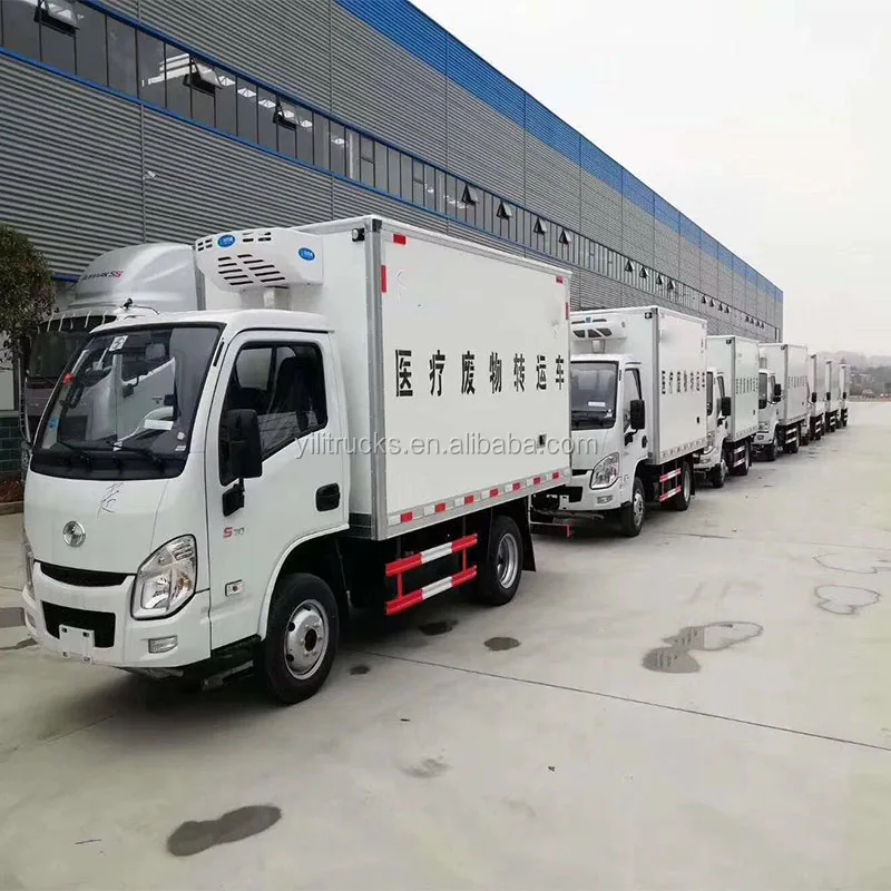  Dongfeng 4x2 4x4 грузовик для холодильника транспортировки медицинских отходов транспортное средство клинических холодного