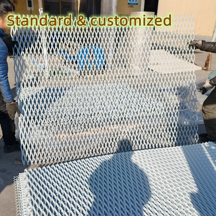 Factory Wholesale Powder Coated Diamond Hole Customized Cheap Aluminum Metal Fence Panels
