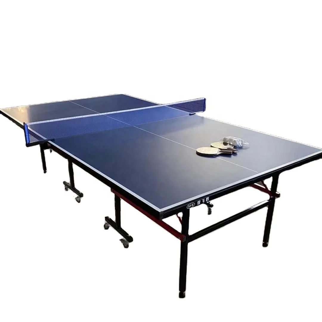 12mm top board MDF indoor foldable moving Table Tennis Table