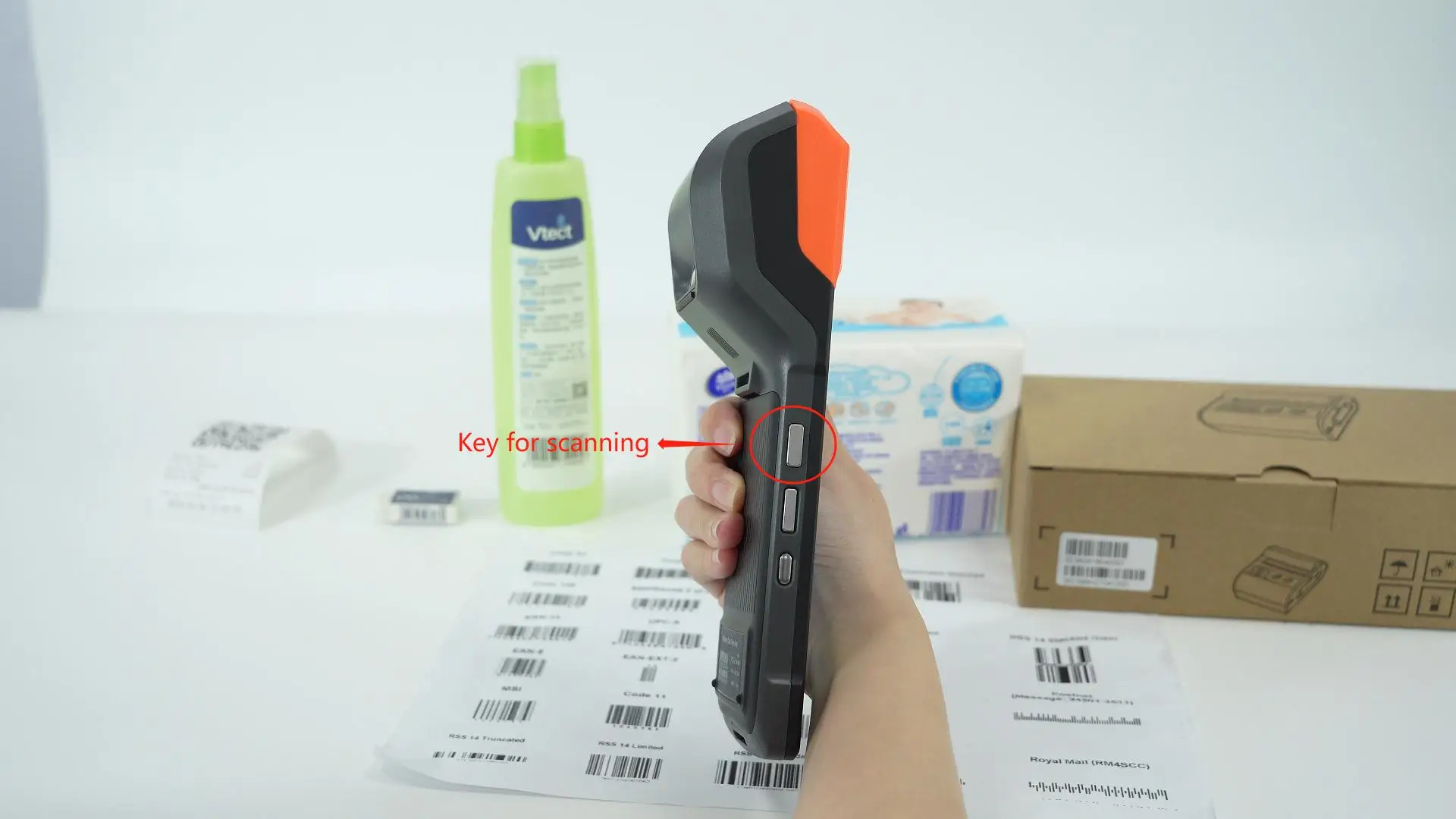 GOODCOM Android Handheld Mobile Terminal  Thermal POS Printer with 58mm Thermal Receipt Printer