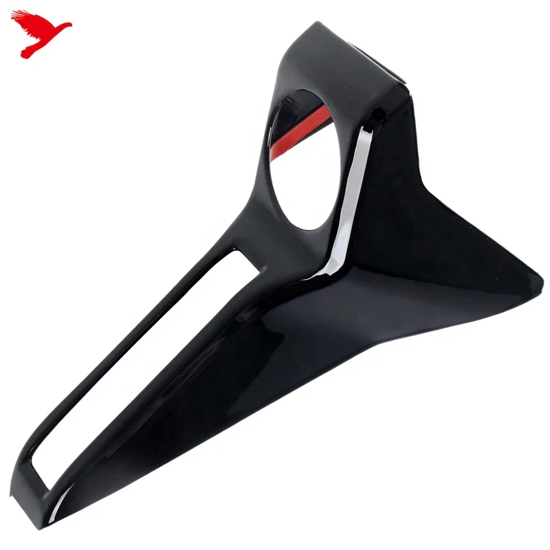 For Toyota Land Cruiser LC250 Prado 2024 2025 Car Accessories Side Gear Shift Frame Cover Trim ABS Carbon Fiber Style