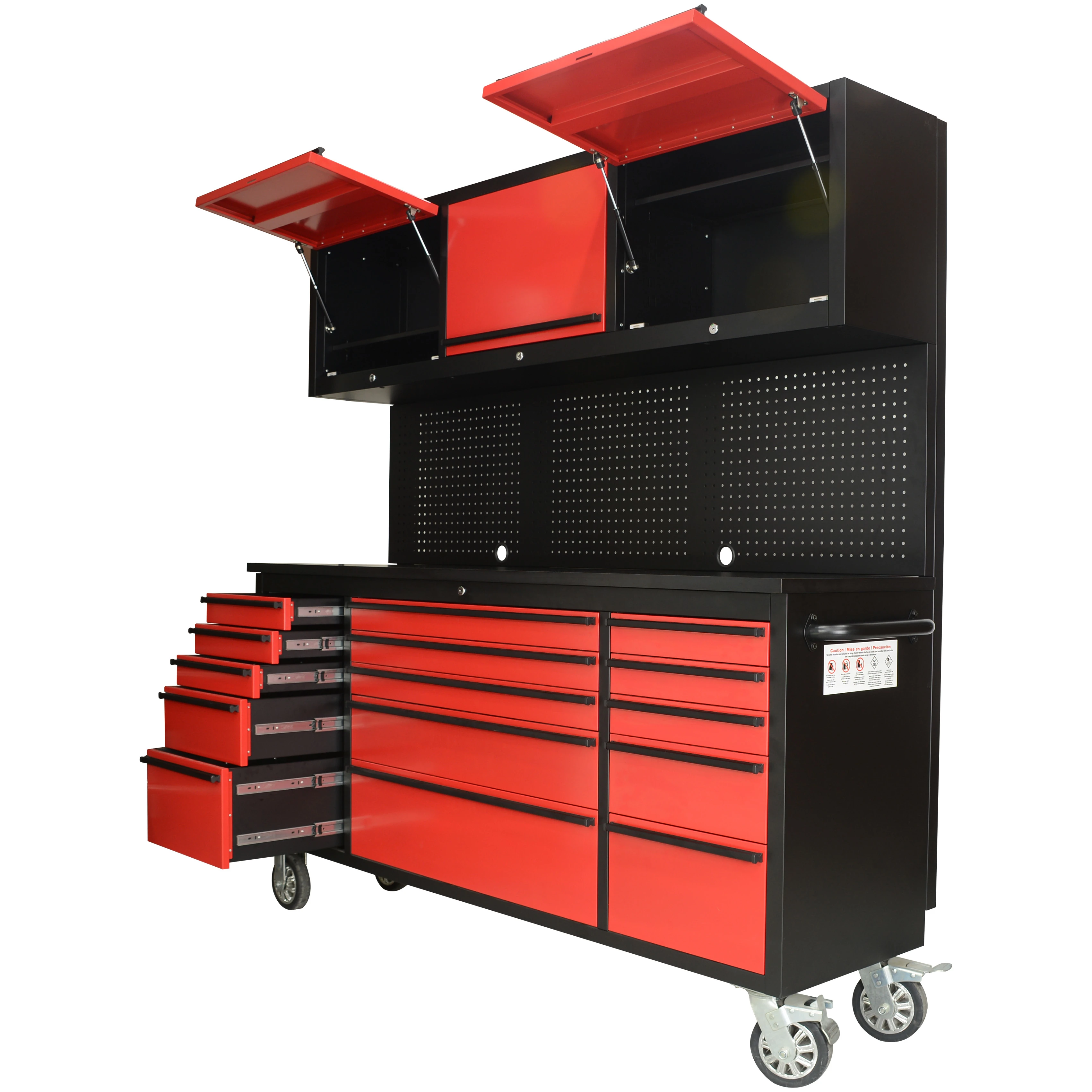 Customized Multi-Size Multi-Purpose Stainless Steel Warehouse Garage Storage Tool Rack With Wheels