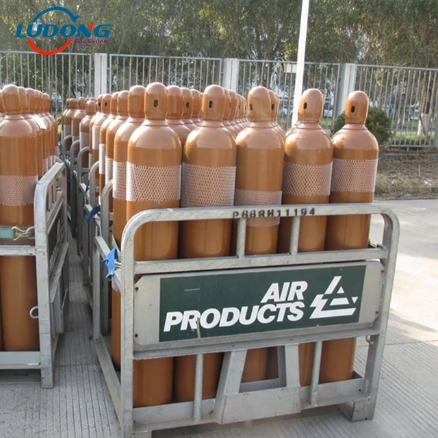 balloon helium gas /Industry helium gas/ 99.999% helium gas in 50L 200bar gas cylinder