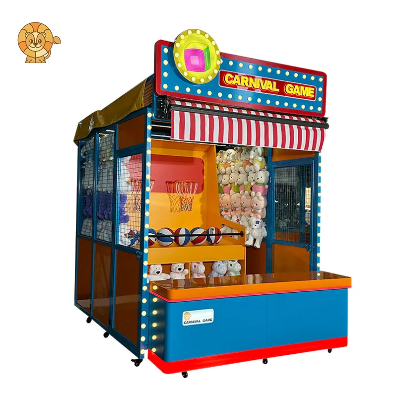 LTG Outdoor adult Carnival Games I Love Basketball Theme Park Plaza Large carnival booth game item stalls for sale