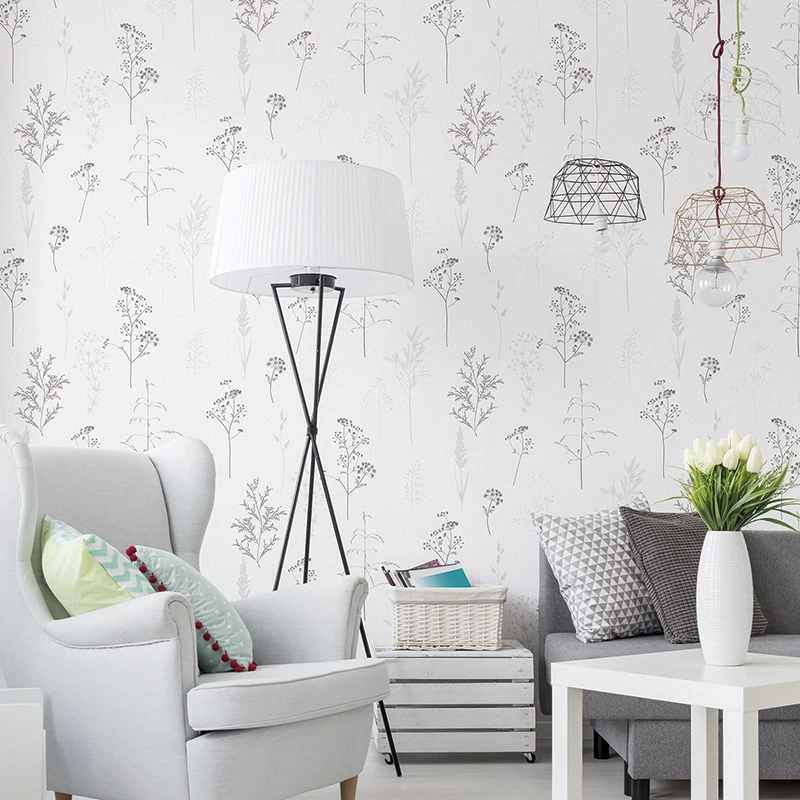 Elegant Small Flowers Design PVC Wallpaper Wholesale Wall Paper for Home