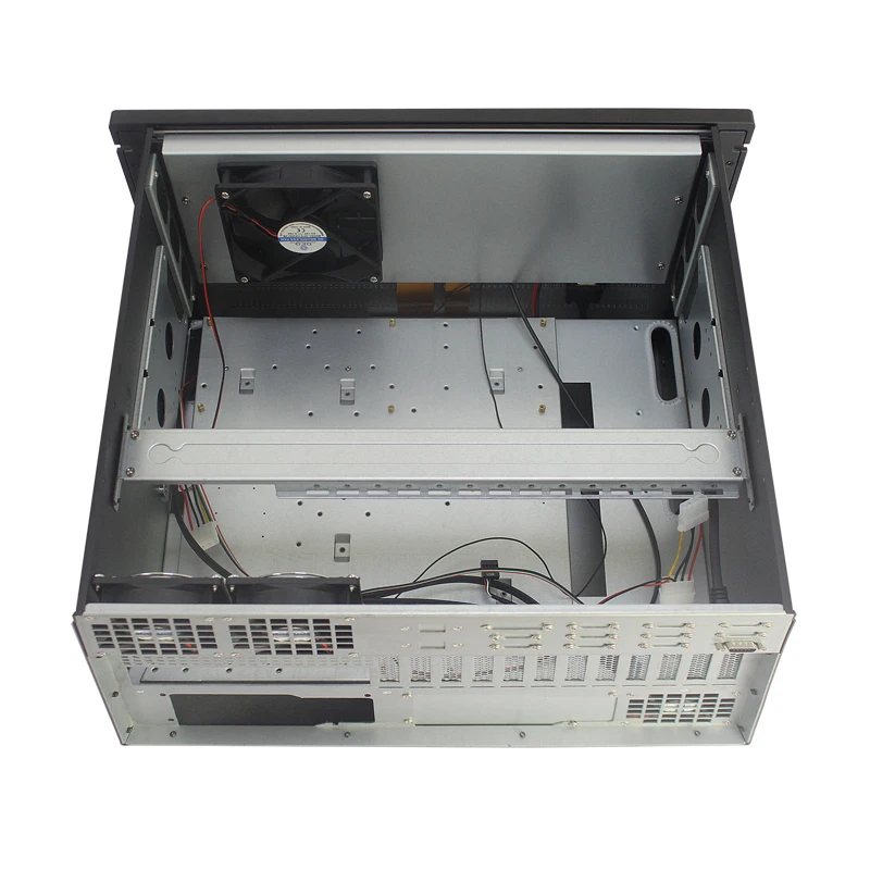 OEM стойку 6u сервере дело с двойной psu промышленный компьютер pc корпус сервера 19 дюймов 6u серверного шасси с дисплеем