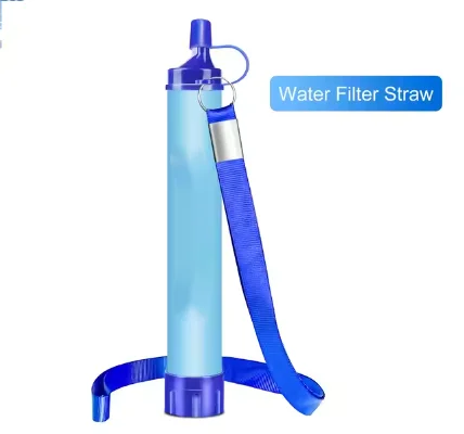 Life Personal Water Filter Straw for Emergency Preparedness Hiking Camping Backpacking
