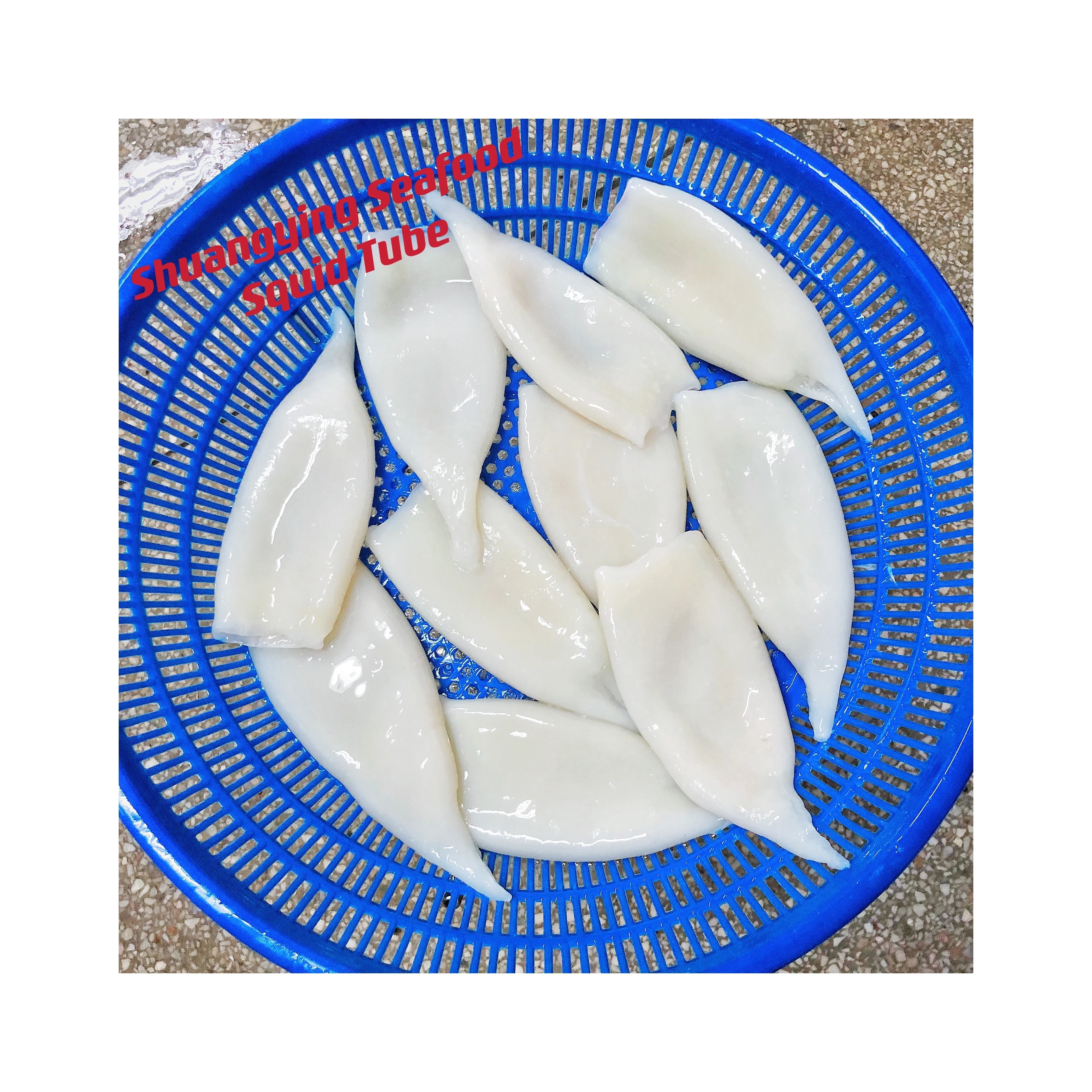 Loligo Tube Glazing Calamari Tubes U12 Squid White Diant Black High Quality Equator For Dubai Customize Cuttlefish