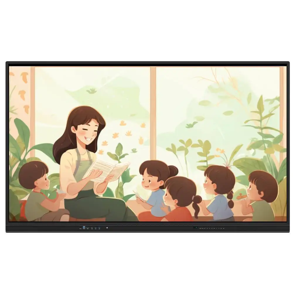 55 65 75 86 98 110 inch Indoor wireless control 20points android windows multitouch smart interactive electronic whiteboard