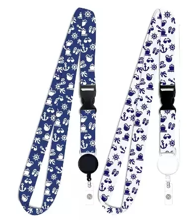 Promotional Adjustable Wrist Sublimation Woven Satin Card Holder Neck Anime Custom Logo Polyester Lanyard
