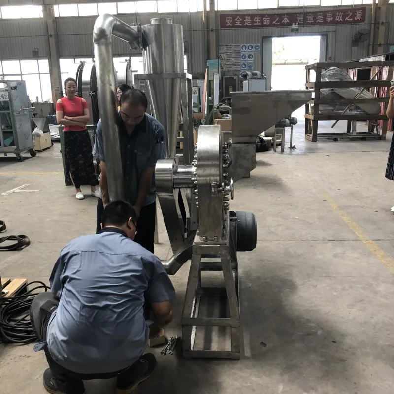 304 stainless steel cyclone herb grinder spice powder mill parsley shredder chopper