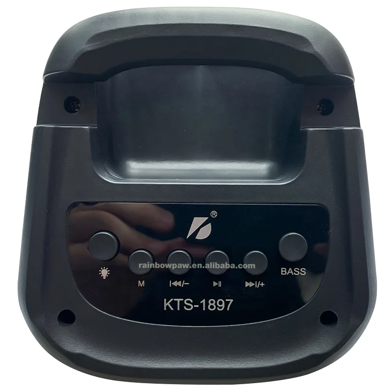 Best quality kts bt 5.0 speaker kts-1897 professional portable outdoor wireless 3 inch mini design speaker with rgb party light