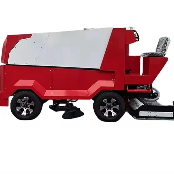 indoor 10 ton ice skating rink bumper cars trimmer chiller resurfacing machine 500kg