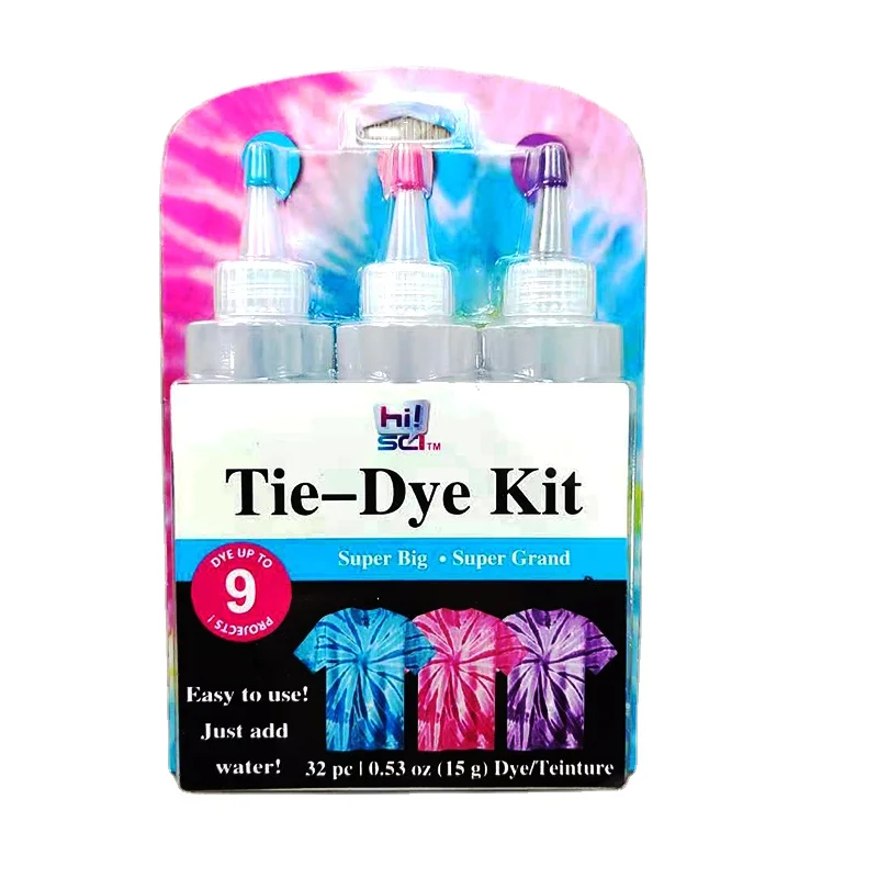 Творческие детские красящие игрушки DIY Набор красителей для ткани текстильных рубашек