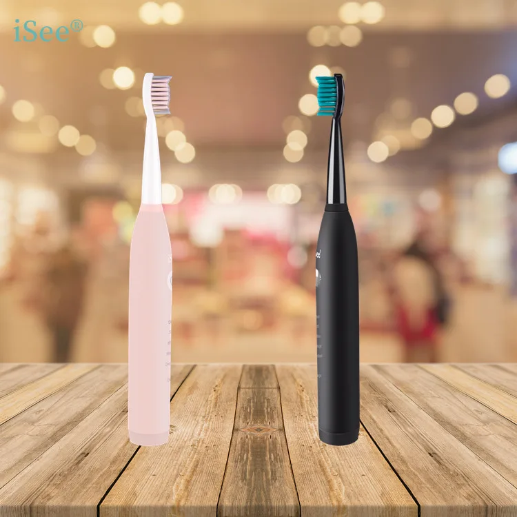iSee The Bass Brushing Pink/Black Perfect Couple Sonic Electric toothbrush