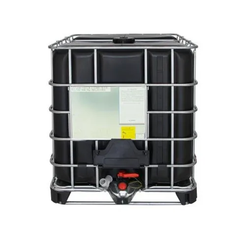 1000l ibc black liquid container