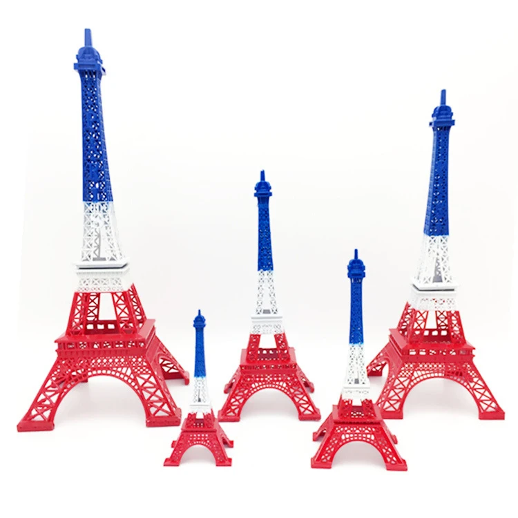 Custom Home Decoration Building Paris eiffel Model Souvenir Metal Tower Statue