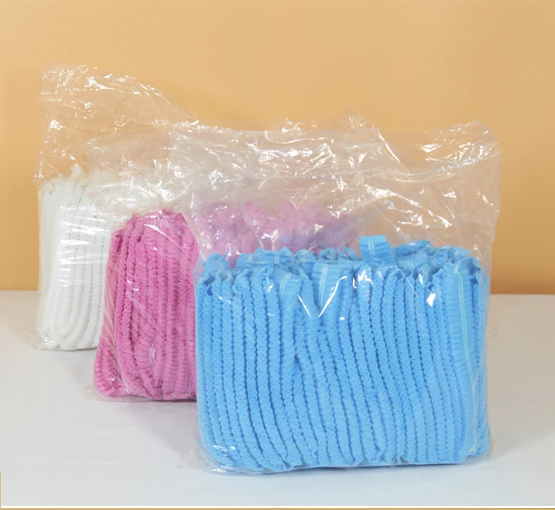 high Quality disposable bouffant capes for salon shower one time use sample free
