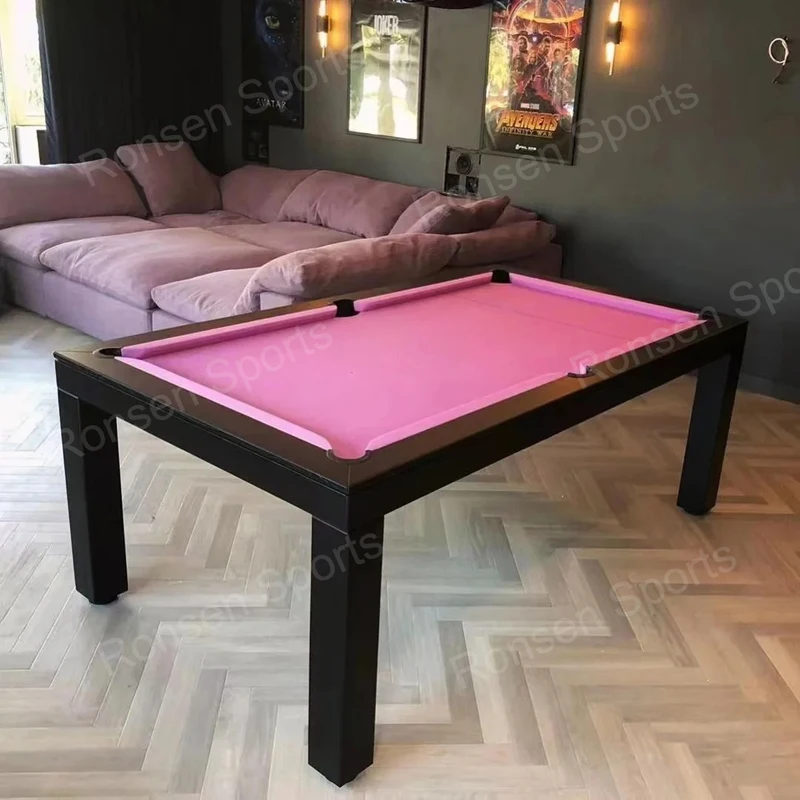 China Cheap Price Luxury Design Home Display Solid Wood 9ft 8ft 7ft Pool Table with High Quality Materials and Modern Looking