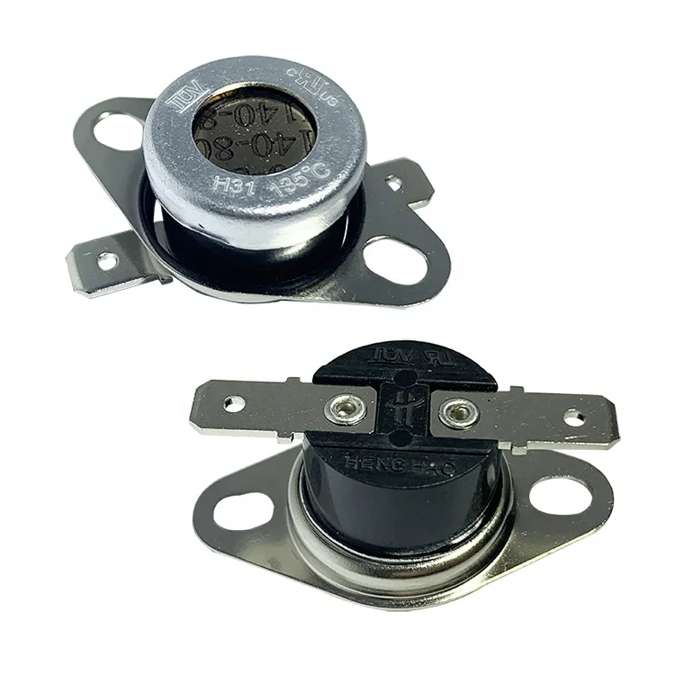 0 to 25 degrees Normal Open thermostat Ksd301 250V 16A Bimetal Temperature Control Switch