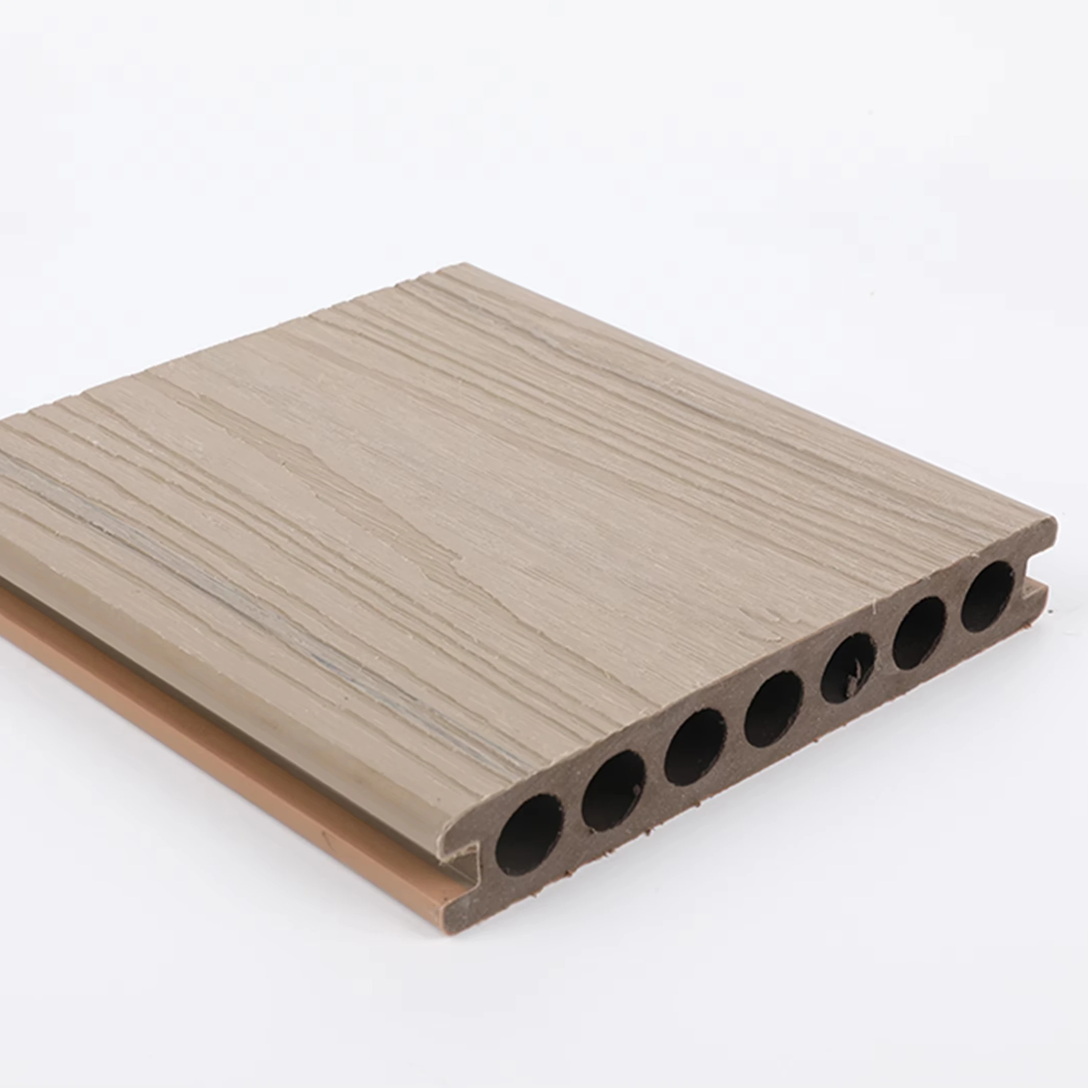 LYW Modern New Technology Waterproof outdoor wpc composite swimming pool deck Hot Sale Co-extruded WPC Composite Decking